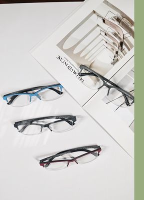 54mm Elegant Multi Purpose Eye Glasses Oval Shape Eyeglasses