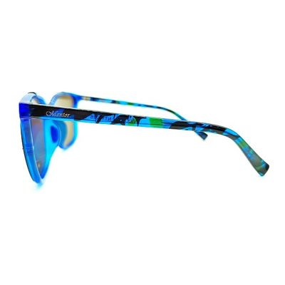 Gloss Trans Blue Anti Bacterial Glasses for Women's UV Protection Sunglasses 59mm