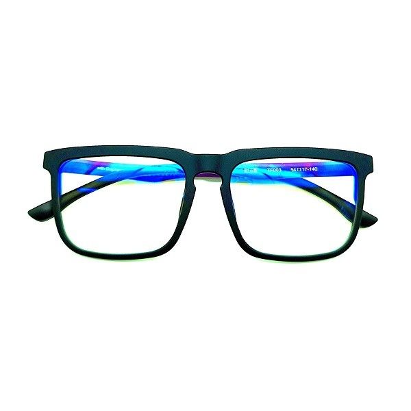 51mm Blue Light Transition Glasses Full Rim Square Eyeglasses  UV Protection