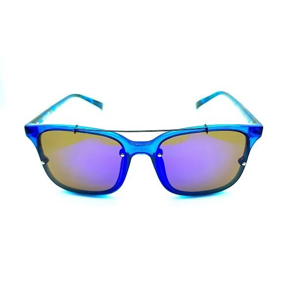Gloss Trans Blue Sun Protection Eyeglasses Bacterial Inhibition Women's Eyewear